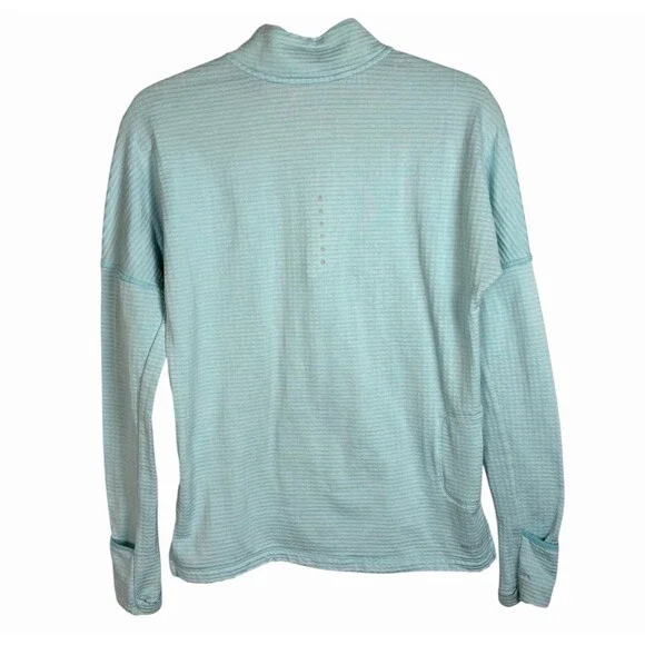 Nike Running Womens Therma Sphere Element Half-Zip Shirt Long Sleeve Blue Size S - Picture 2 of 13